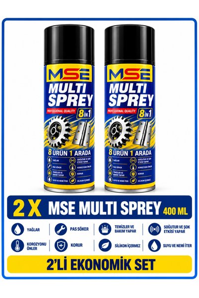 Pas Sökücü ve Yağlayıcı 2 adet 400 ml