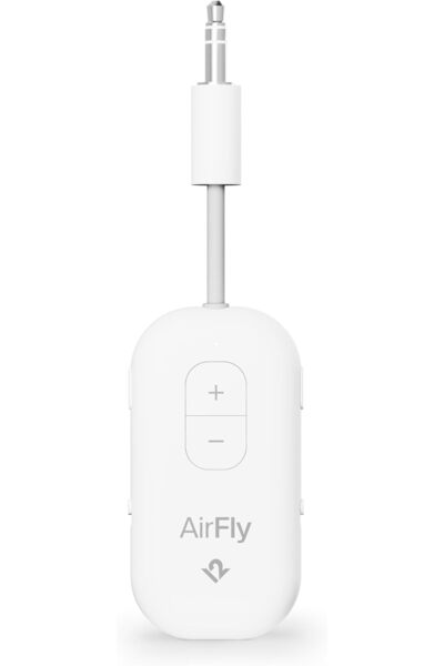 Twelve South AirFly Pro 2 - محول بلوتوث للطائرات، يربط بين 2 سماعة AirPods أو...
