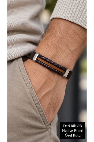 HER ŞEY NOTA www.herseynota.com Cerdalis Terrafold Brown Black Leather Men's ...