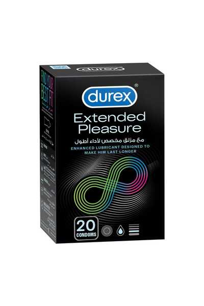 Durex Extra Pleasure Condoms 20 Pieces