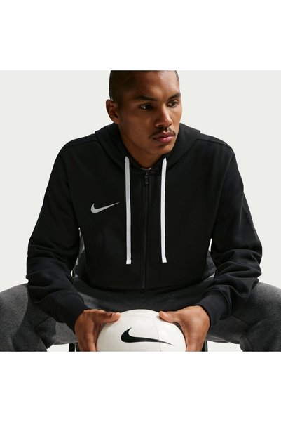 Nike Park Fleece FZ Hoodie Erkek Siyah Sweatshirt