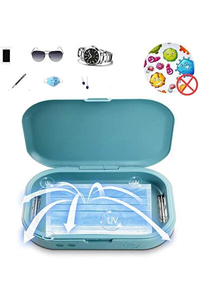 BioloMix Portable Uv Sterilizer Box, Toothbrush Cell Phone Mask Glasses Jewel...