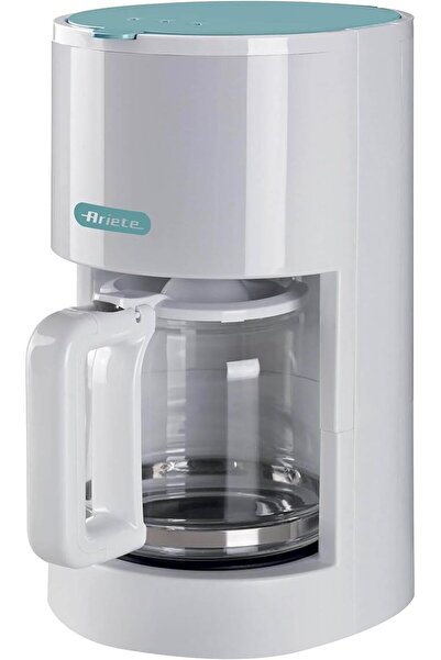 ARIETE 900W Drip Coffee Machine White and Clear 1.5 Liter