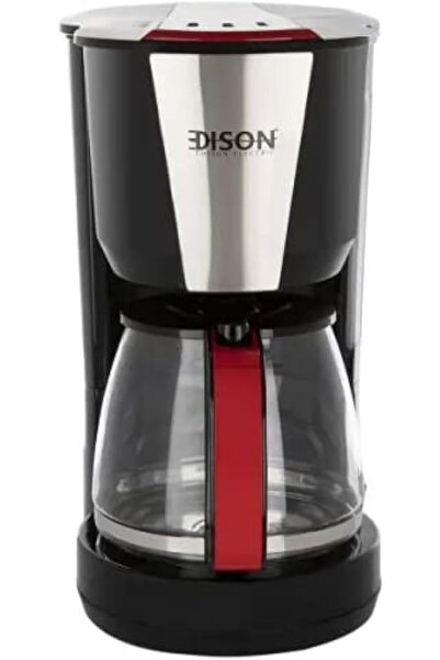 EDISON ELECTRIC Edison Black Coffee Machine 1.25 Liter 1800 Watts