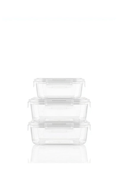 s-Eye Set 3 Recipiente de depozitare cu capac 2x1.5L 1x5.1L Transparente