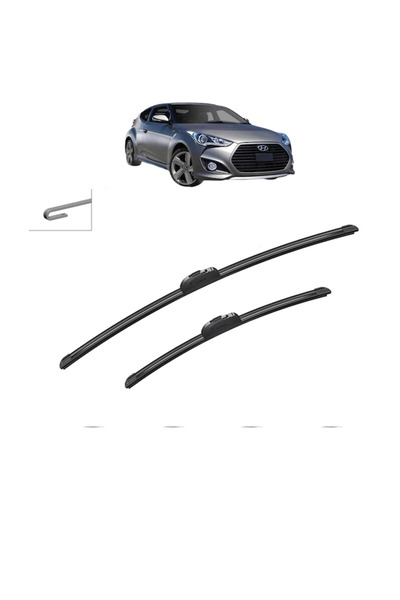 Bosch Set de 2 ștergătoare HYUNDAI VELOSTER (FS) 2011-2017, pentru parbriz, A...