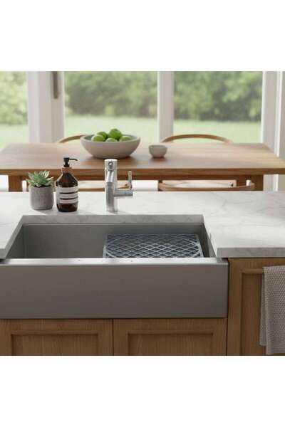 PAN HOME Sun Sink Mat 30x30x0.5cm -grey