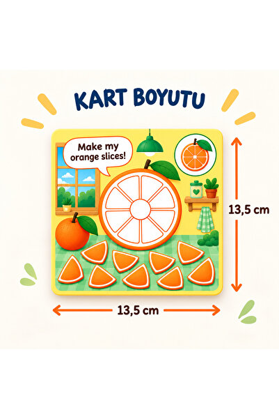 lnly Foods Playdough Mats – Food Themed Play Dough Activity Cards for Ages 3+ – 10 Double-Sided Cards – Cloth Bag Is a Gift