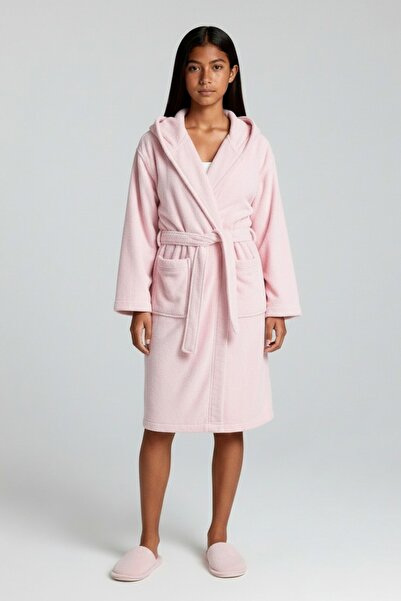 VAROL Garson Boy Hooded Velvet Children's Bathrobe - Extra Absorbent & Soft