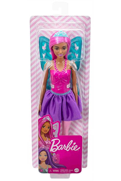 Barbie Кукла фея Дриймтопия FWK85 с крила и тиара, случаен модел
