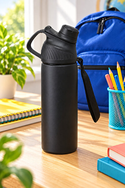 Sowo Home Steel Water Bottle, Thermos, Flask 600ml