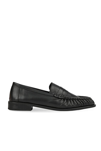 BUENO Black Leather Women's Classic Shoes