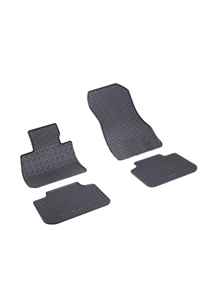 Rigum Гумени стелки за кола 903553 за BMW X1 X2 и Mini Countryman, 4 бр., черни
