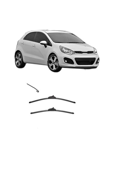 VALEO Set of car wipers for KIA RIO III (UB) from 2011-2017, for windshield, ...