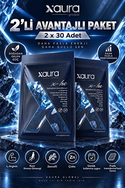 xaura X-He 30'lu Transdermal Bant 2 Adet
