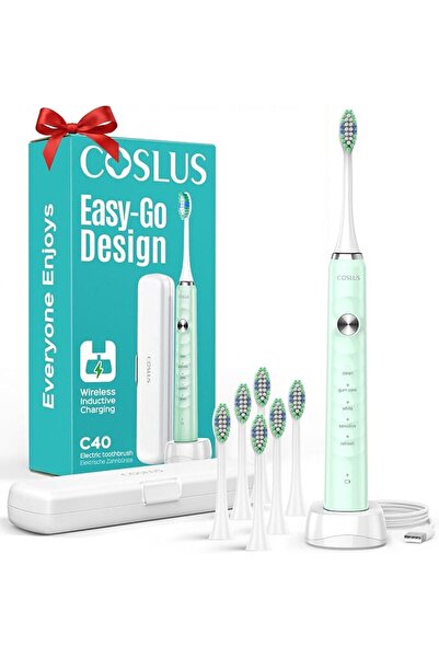 COSLUS Sonic Electric Toothbrush for Kids & Adults: 47000 VPM for Deep Cleani...