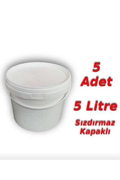 Genel Markalar Plastik Yoğurt Kovası 5 Lt ( 5 Adet )