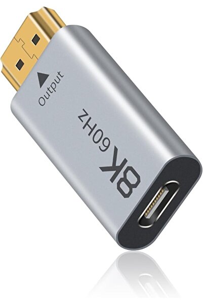 KASTWAVE محول USB C أنثى إلى HDMI ذكر بدقة 8K، محول HDMI إلى Displayport بدقة...