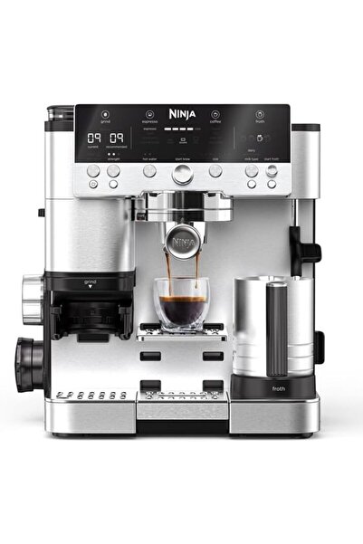 Ninja Theory Ninja Luxe Premier ES601UK 3-in-1 Coffee Maker with Grinder and ...