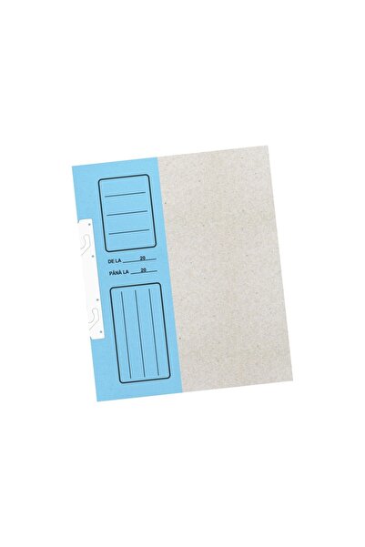 OEM Έγχρωμος χάρτινος φάκελος για δέσιμο με 1/2 καρτέλες Forster μπλε