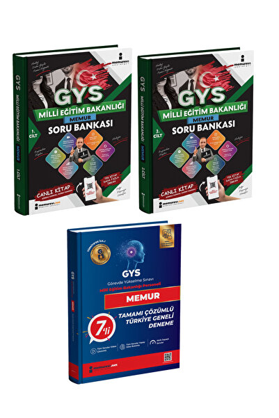 Memurevi Yayınları MEB Memur 2027 Akıllı ve Canlı Soru Bankası + 7’li Deneme ...