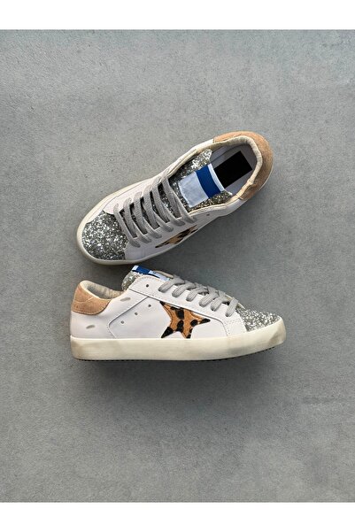 caps Leopar Sim Detay Sneaker