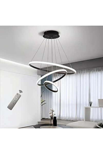 GENERAL Modern LED Chandelier with Remote Control, Dimmable Contemporary LED ...