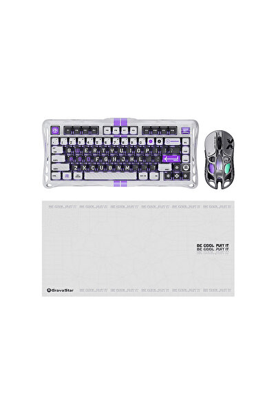 Gravastar V75 Manyetik Gaming XPro Kablosuz Optik ve Mousepad Oyuncu Kablolu ...