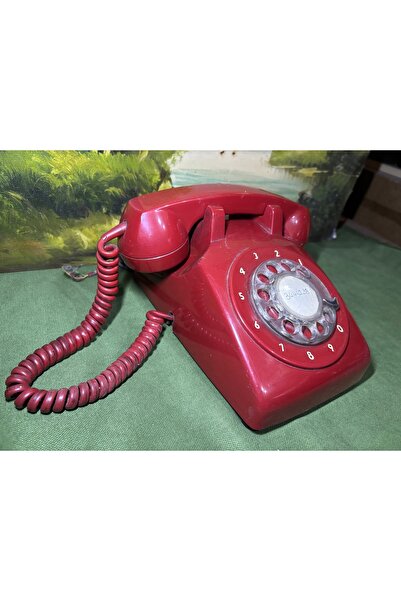 Genel Markalar kırmızı Renk Masaüstü çevirmeli Telefon -8966
