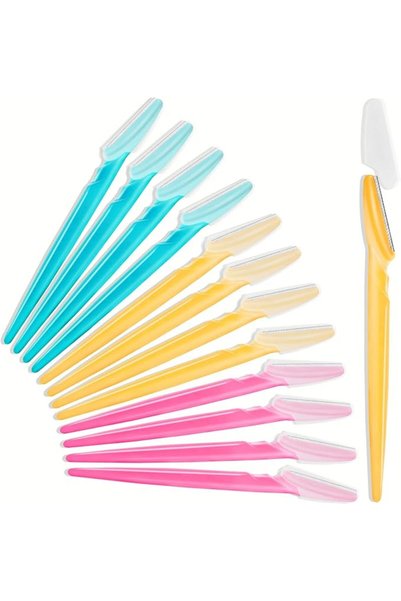 HFATMOS Face Razors for Women, Eyebrow Razor, Exfoliating Face Shaver Facial ...