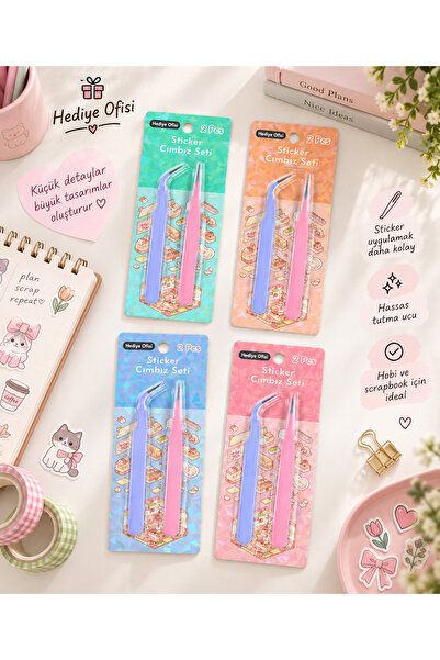 hediyeofisi Hobi Sticker Cımbız Seti 1 ADET