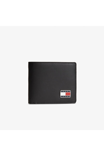 Tommy Hilfiger Heritage Leather Erkek Siyah Kartlık