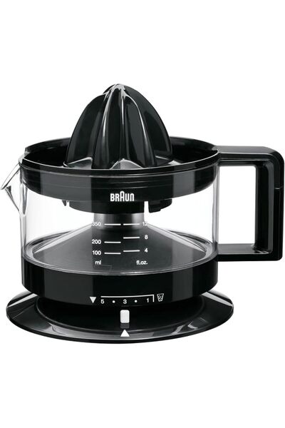 Braunability Braun Electric Citrus Press CJ3000BK, Orange Juice, Lemon, Grape...