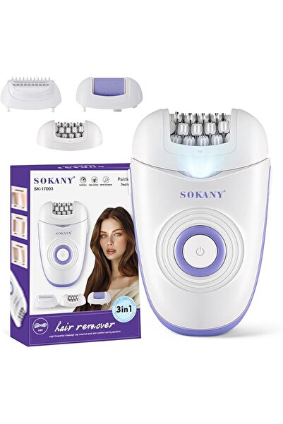 SOKANY Epilator Hair Removal Machine,Facialhair Removal for Women, Wet and Dr...