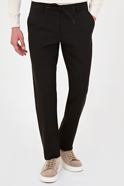Mcr Textured Slim Fit Jogger Men's Trousers Brown - 38388.26K