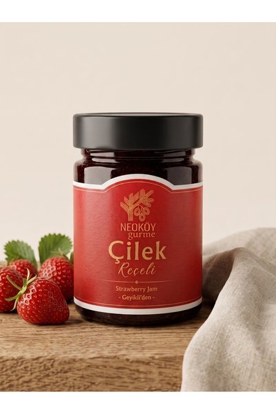 Çilek Reçeli 400 g - Doğal Katkısız