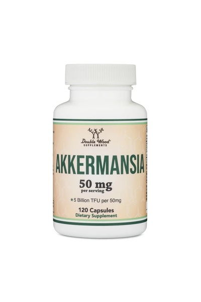 DOUBLE WOOD Akkermansia Muciniphila Ah39 5 Billion Tfu 50 Mg 120 Capsules - U...