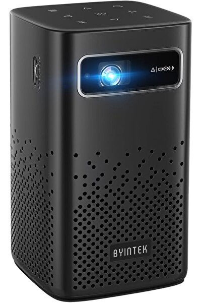 BYINTEK جهاز عرض صغير ثلاثي الأبعاد، P20 محمول يعمل بالبطارية، جهاز عرض DLP ع...