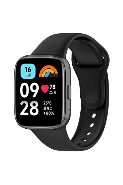 OEM Силиконова каишка за смарт часовник, съвместима с Redmi Watch 3 Active, ч...