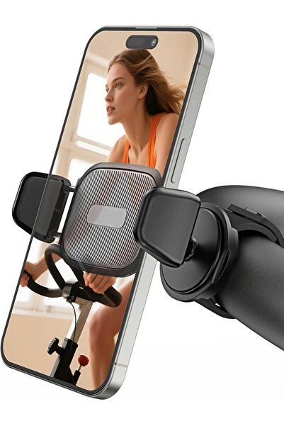 GENERAL OQTIQ Phone Holder for Peloton Bike, Exercise Bike Handlebar Phone Mount