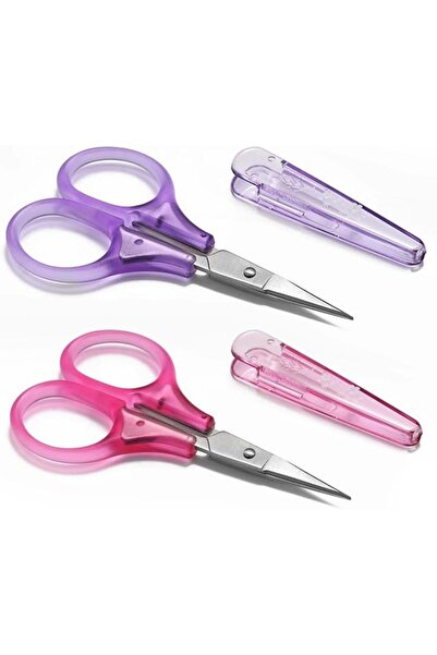 Tazweeq 2Pcs Small Craft Scissors, High Precision Detail Scissors Set with Pr...