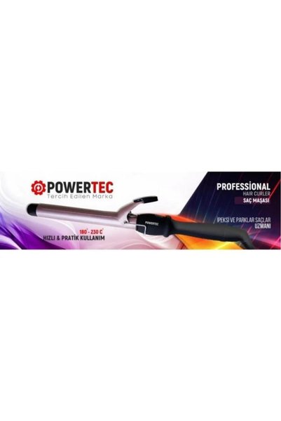 POWERTEC TR-22 Profesyonel Saç Maşası 22 mm