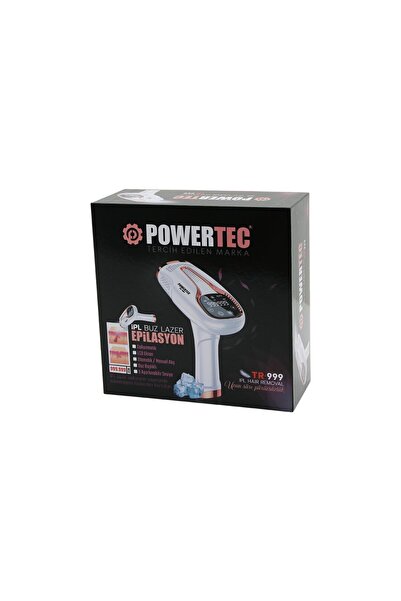 POWERTEC TR-999 Epilasyon Cihazı 36W 9-SEVİYE Ayarı Mauel Otomatik Fişli Şarj...
