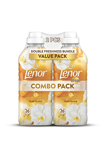 lenor Gold Orchid Fabric Conditioner 2PCS COMBO PACK 858ml – Long-Lasting Sof...