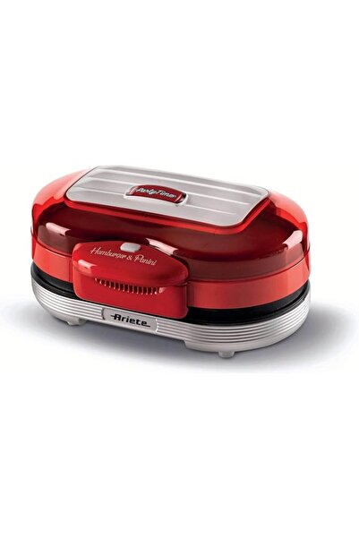 ARIETE 205 Hamburger Maker Party Time, Burger Machine, 1200 W, Double Non-Sti...