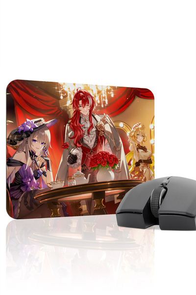 mousepad bastir Argenti Honkai: Star Rail Anime V5 - 22x18 Gaming Mouse Pad Α...