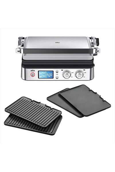 Braunability شواية براون مالتigrill 9 CG 9043 مع ألواح مسطحة، أوضاع: تحميل مب...