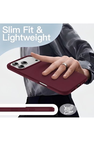 Generic Brand Premium Liquid Silicone Case for Apple iPhone 17 Pro Max – Slim Fit Shockproof Protective Cover with Soft Microfiber Lining & Precise Cutouts