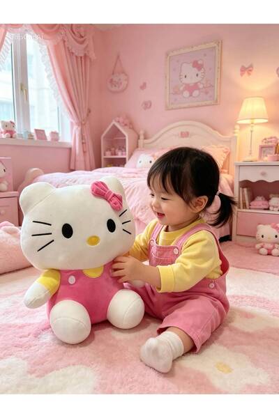 Toyzoy Toys Hello Kitty Peluş Oyuncak 50 cm - Karakter & Sevimli