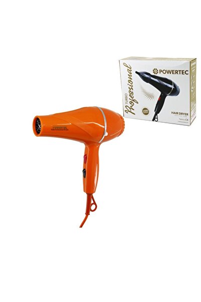 POWERTEC TR-501 Saç Kurutma ve Fön Makinesi 2500W Turuncu